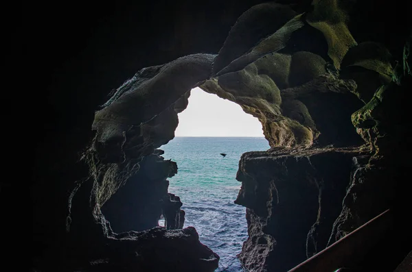 Cavernas Hércules Uma Das Atrações Turísticas Mais Populares Perto Tânger — Fotografia de Stock