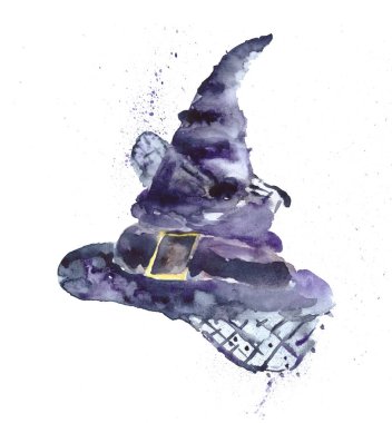 Cadılar bayramı şapkası. cadı şapkası