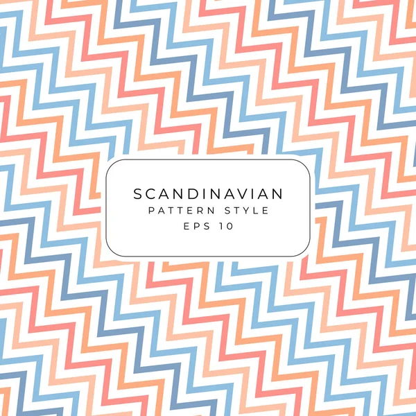 Modèle de bannière scandinave style moderne coloré abstrait — Image vectorielle