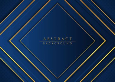 Modern soyut arka plan lüks tasarım altın metalik renk kare tarzı. vektör illüstrasyonu.