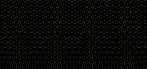 Luxury Gold Cube Pattern Background Premium Design Vector Illustration — Stock Vector