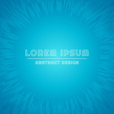 Minimum dalgalı şekil merkezden merkeze çakışır. vektör illüstrasyonu.