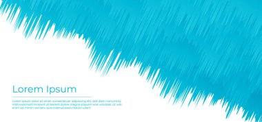 Soyut dalgalı örtüşen su düşüşü konsepti Cyan rengi. vektör illüstrasyonu.