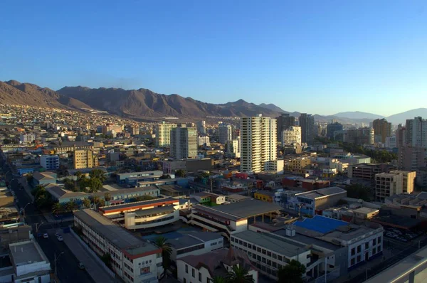 Vue Surélevée Ville Antofagasta Chili — Photo