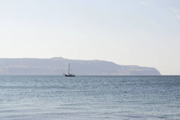 Fritidsfartyg Segling Utanför Antofagasta Chile — Stockfoto