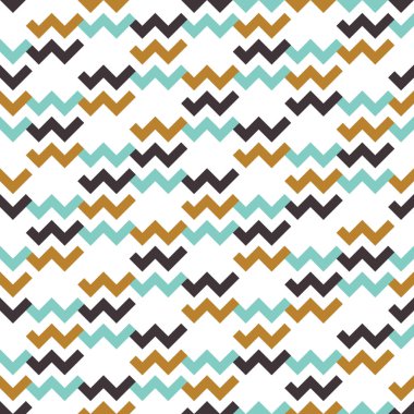 çok renkli çizgiler zikzaklar izole üzerinde beyaz arka plan