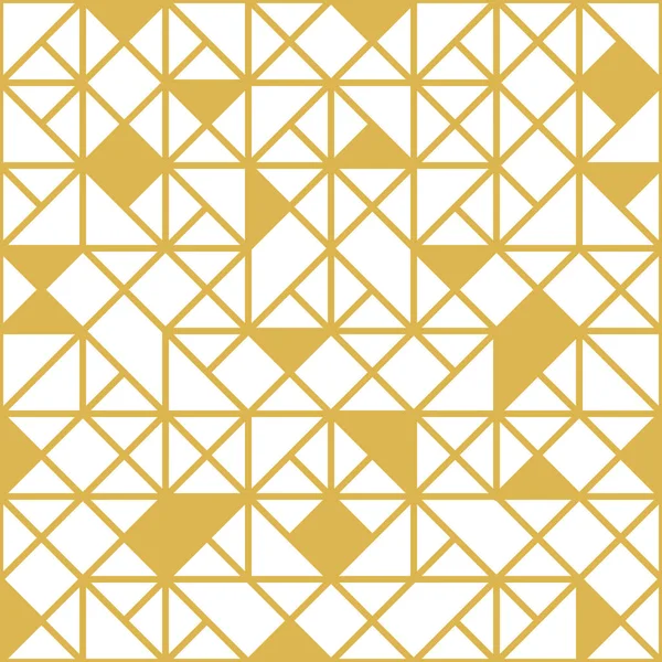 Goldene Mosaikkulisse Trendiger Schlichter Stil — Stockvektor