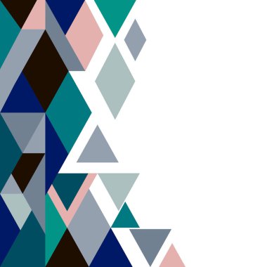 geometrik şekiller arka plan. renkli mozaik desen