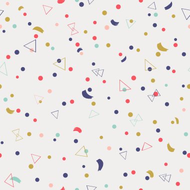 soyut geometrik dikişsiz desen, vektör illüstrasyon