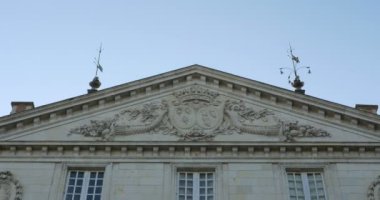 Cübbeli Chateau du Lude cephesi. (Le Lude Kalesi cephesi) Loire Valley, le lude, 27 / 2 / 19