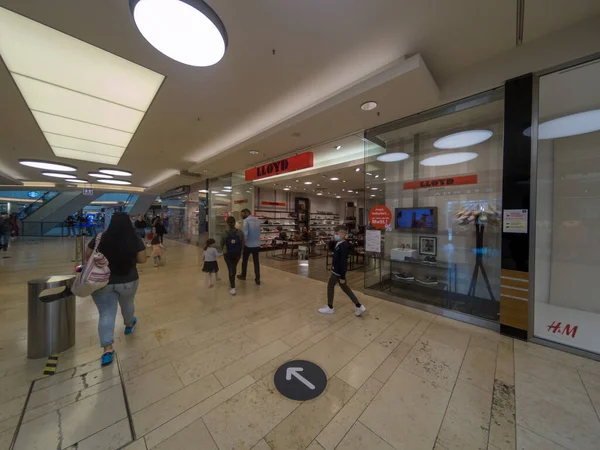 Lloyd Tienda Frente Centro Comercial Hannover Alemania 2020 Lloyd Una — Foto de Stock