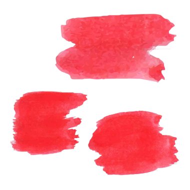 Suluboya fırça dokusu. fırça darbesi tasarım vektör koleksiyonları