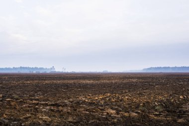 Bulutlu gökyüzü ülke alan, Letonya