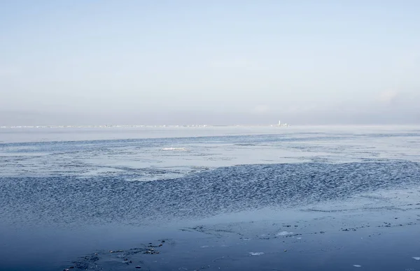 Utsikt Över Vintern Östersjön Solig Dag Lettland — Stockfoto