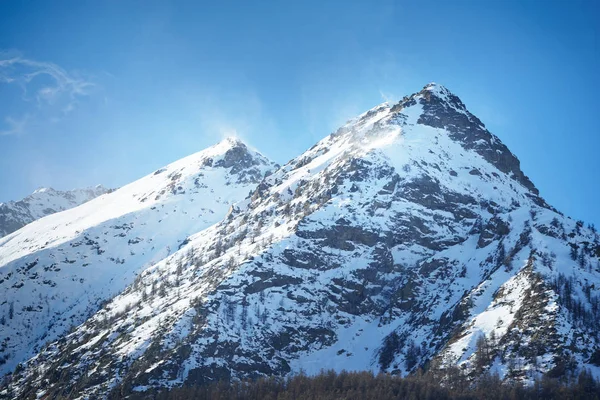 Французские Альпы Против Чистого Голубого Неба Экринс Парк — стоковое фото