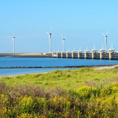 uzak görüş Neeltje Jans Barajı: Zeeland, Hollanda