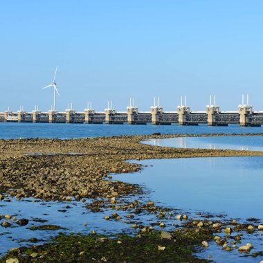 uzak görüş Neeltje Jans Barajı: Zeeland, Hollanda