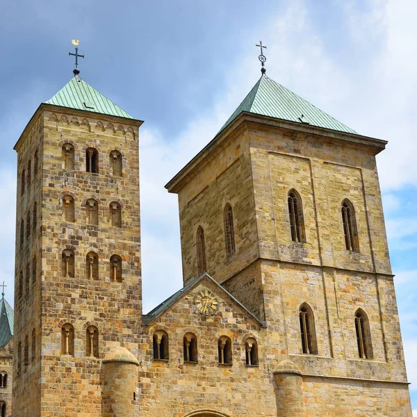 Römisch Katholische Diözese Osnabrck Gegen Den Himmel — Stockfoto