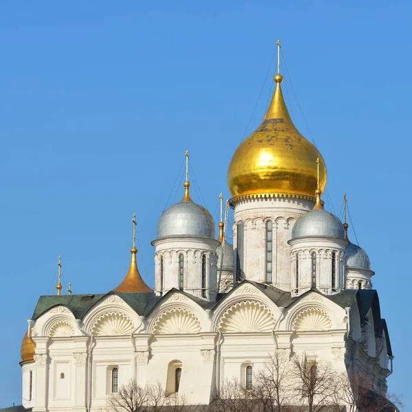 Vista Catedral Del Arcángel Moscú Rusia —  Fotos de Stock