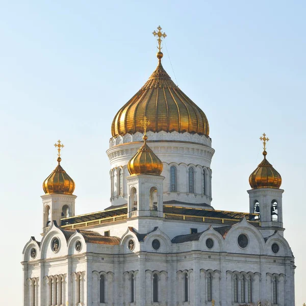 Uitzicht Kathedraal Van Christus Verlosser Moskou Rusland — Stockfoto