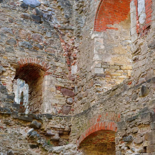 Stone Walls Arches Medieval Castle — Stock Photo, Image