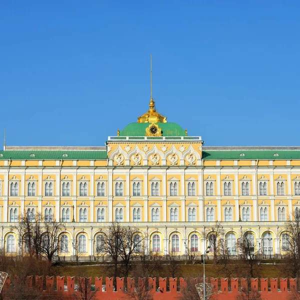 Vista Palácio Grande Kremlin Moscou Rússia — Fotografia de Stock