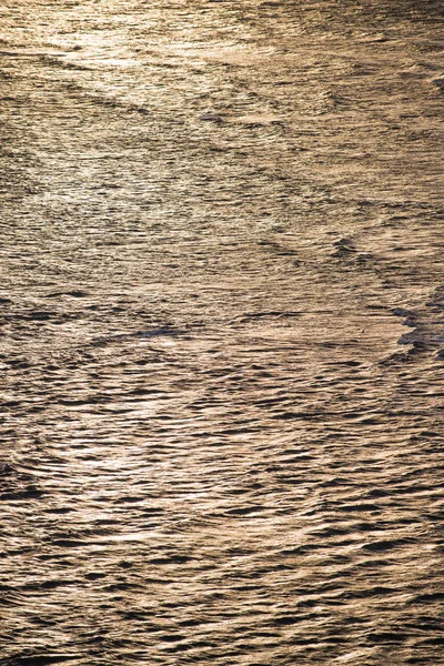 Mer Baltique Coucher Soleil Lumière Soir Sur Eau Gros Plan — Photo