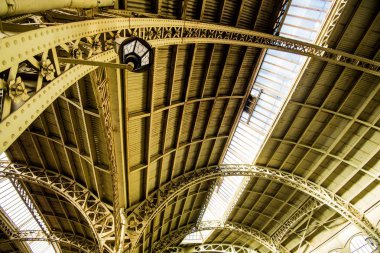 Vitebsky tren istasyonunun manzarası. Saint Petersburg, Rusya Federasyonu