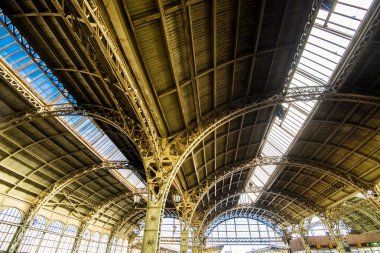 Vitebsky tren istasyonunun manzarası. Saint Petersburg, Rusya Federasyonu
