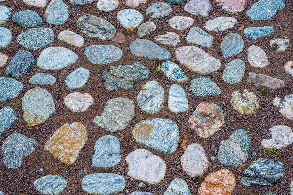 Piedras Pavimentación Textura Primer Plano — Foto de Stock