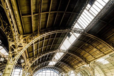 Vitebsky tren istasyonunun manzarası. Saint Petersburg, Rusya Federasyonu