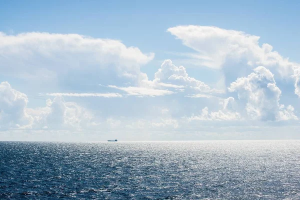 Vista Del Golfo Finlandia Desde Ferry Ruta Estonia Finlandia Día — Foto de Stock