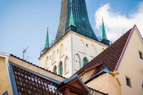 Winter Altstadt Von Tallinn Estland Einem Klaren Sonnigen Tag Olaf — Stockfoto