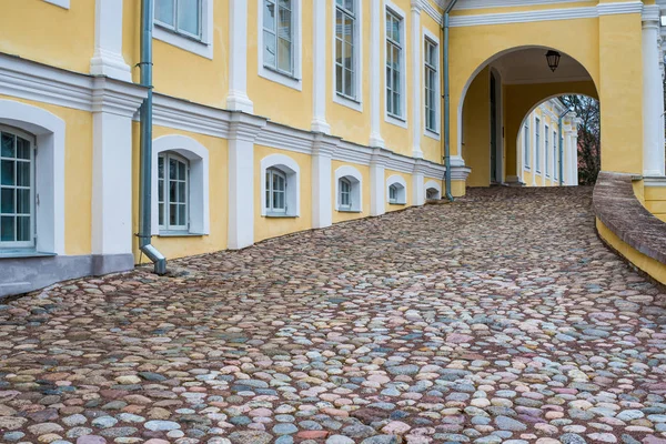 Gård Parken Närbild Klar Höstkväll Estland — Stockfoto