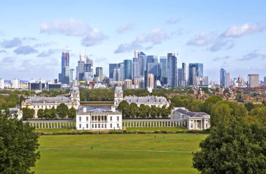 Greenwich Hill 'den Londra manzarası. Birleşik Krallık