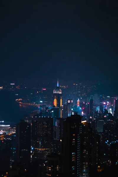 Beautiful View Hong Kong Victoria Peak — Stock Photo, Image