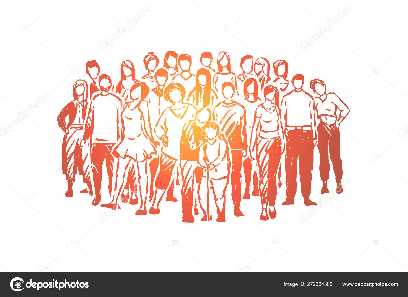 68 Big Family Cartoon Stock Photos, High-Res Pictures, and Images - Getty  Images