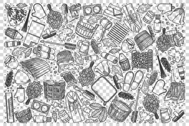 Hamamın karalama seti