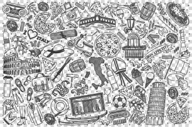 İtalya karalama seti