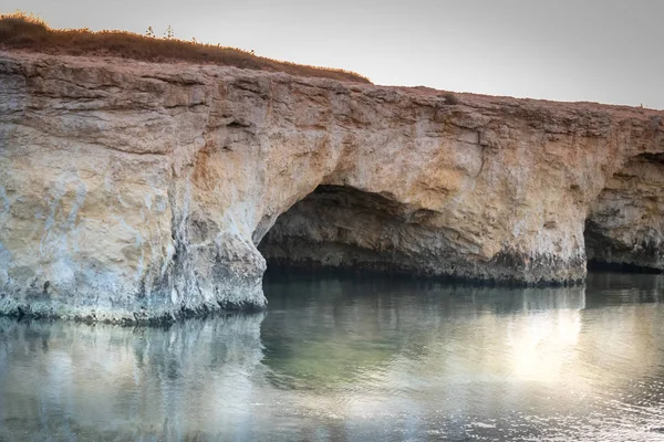 Cirica Körfezi'nin gün doğumunda manzara, Sicilya, İtalya