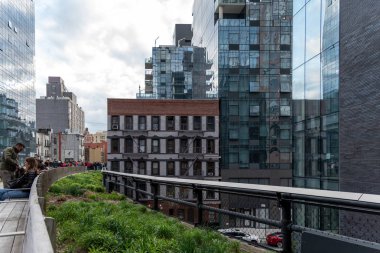 Manhattan, New York'taki High Line parkı