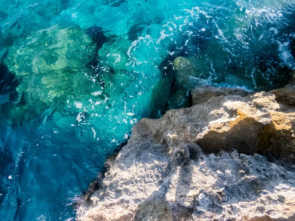 Sicilya'daki San Lorenzo kaya plajı — Stok fotoğraf