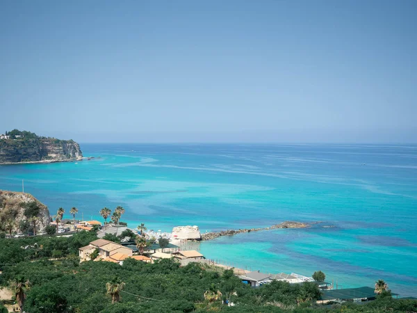 Vista aérea de la playa de Tropea — Foto de Stock