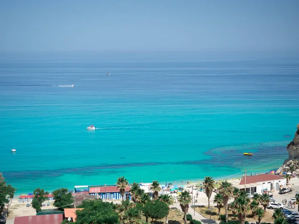 Vista aérea da praia de Tropea — Fotografia de Stock