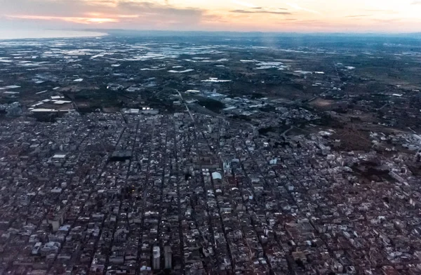 ラグーザ地区の都市、コミソの航空写真 — ストック写真