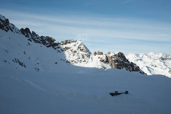 Uitzicht op de bergen rond de tonale pas — Stockfoto