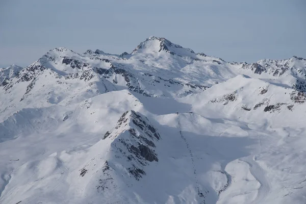 View of the mountains around the Tonale Pass — Stock Photo, Image