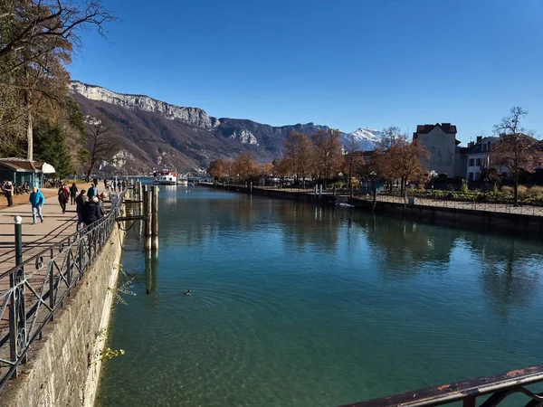 Utsikt över staden Annecy — Stockfoto