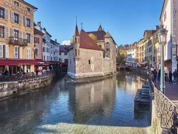 Veduta del "Palais de l'Ile" di Annecy — Foto Stock