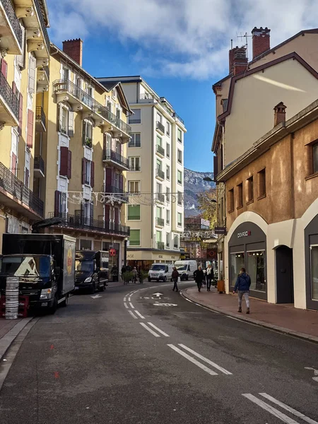 Annecy, France - 07 décembre 2018 - Vue sur les rues d'Anne — Photo